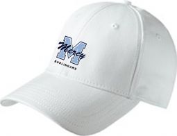 New Era Structured Stretch Cotton Cap, White